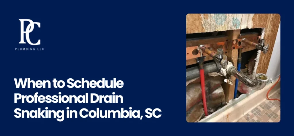 Professional Drain Snaking Columbia, SC