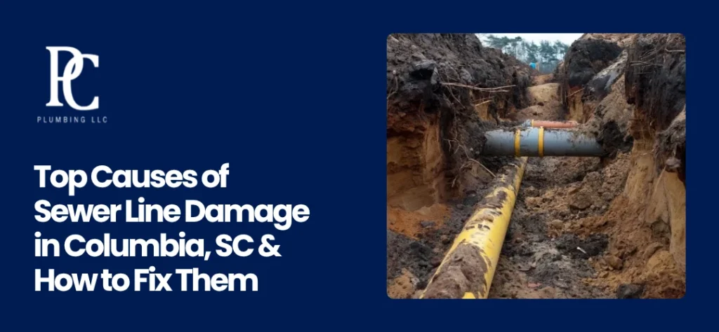 Sewer Line Damage in Columbia, SC